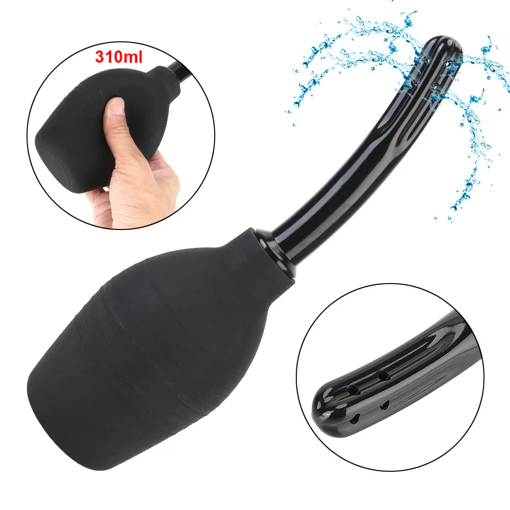 Douche Intime Anal et Vaginale - Pompe de Nettoyage Médicale pour Adultes | Embout Lavement Hygiénique