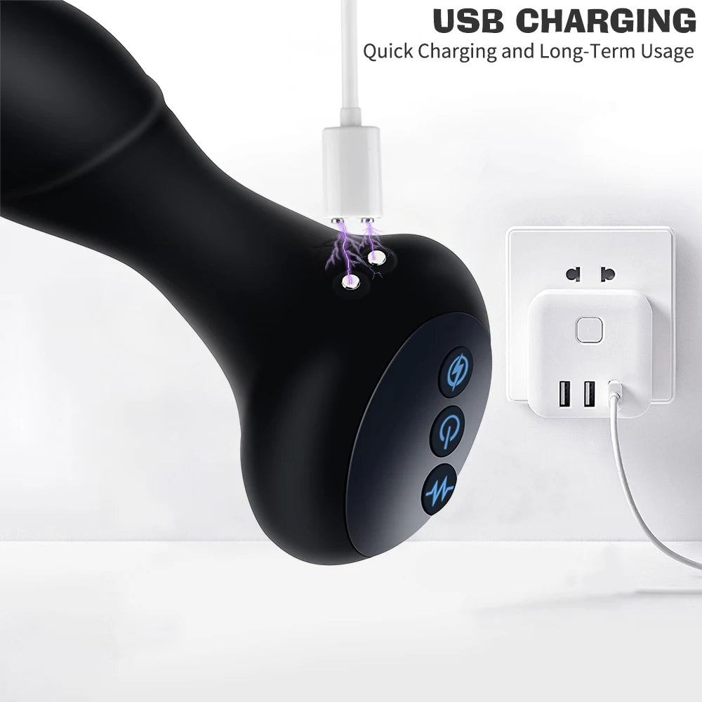 Plug Anal à Électrostimulation avec Chauffage Intelligent – Stimulateur Anal et Prostatique pour Homme et Femme | Sextoy Érotique Haute Technologie
