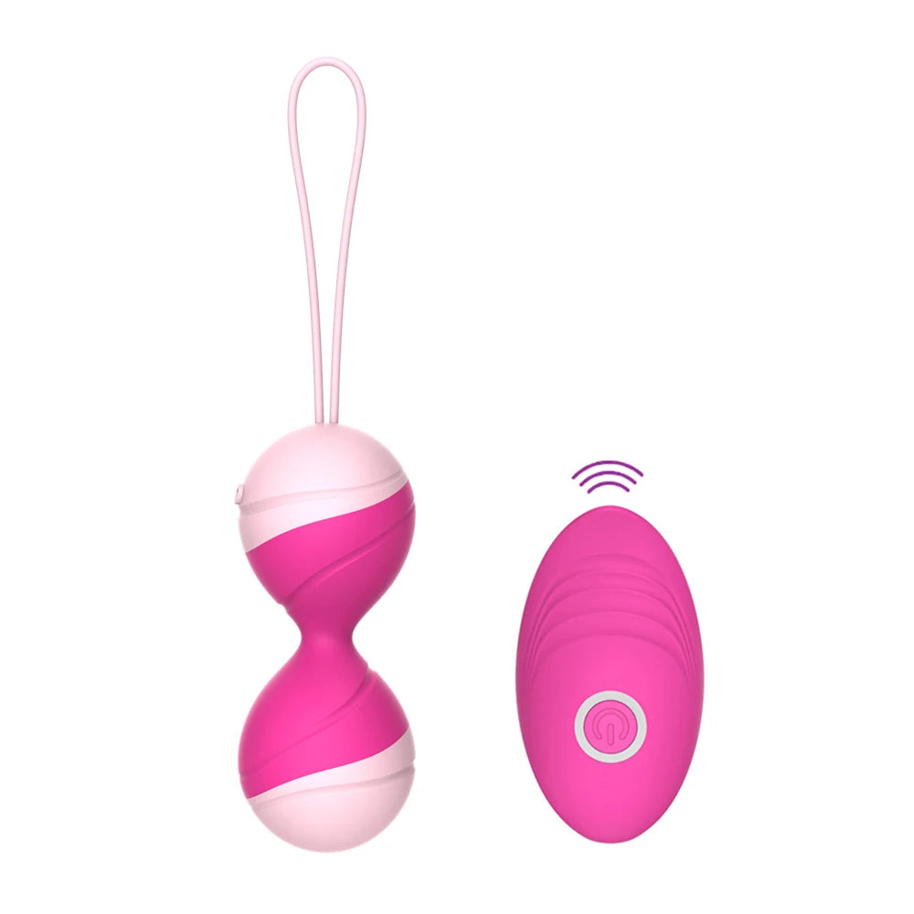 Boules de Kegel Vibrantes avec Télécommande – Œuf Vibrant pour Exercices Vaginal & Renforcement du Périnée
