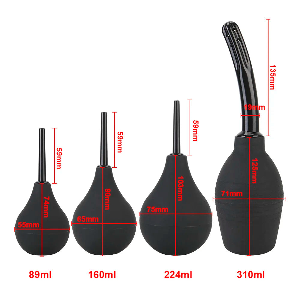 Douche Intime Anal et Vaginale - Pompe de Nettoyage Médicale pour Adultes | Embout Lavement Hygiénique