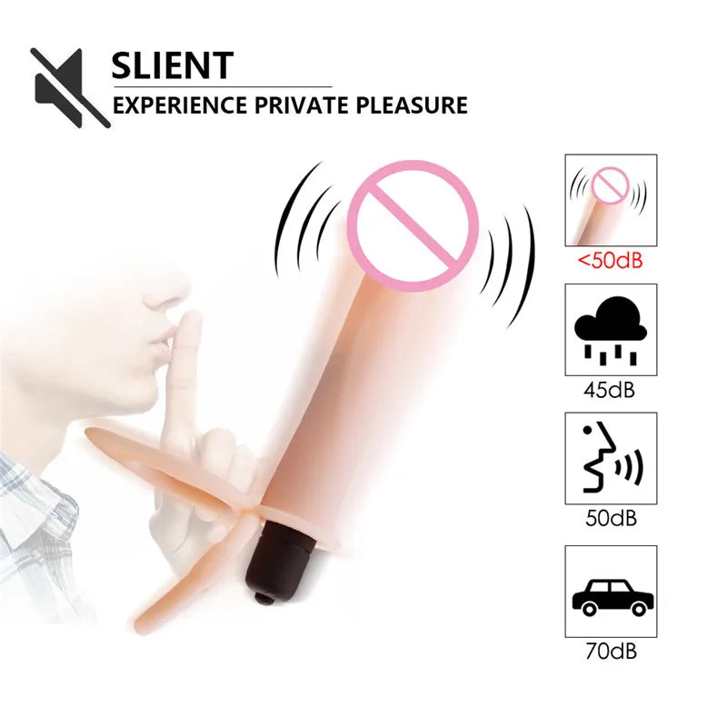 Double Pénétration - Sextoy Vibrant avec Plug Anal et Stimulateur Point G