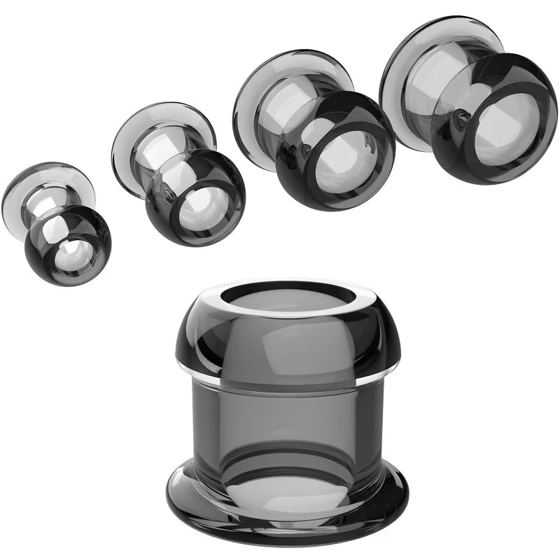 Plug Anal Creux en Silicone – Tunnel Dilatateur avec Base Sécurisée