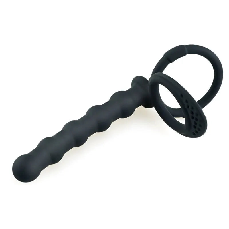 Double Pénétration - Sextoy Vibrant avec Plug Anal et Stimulateur Point G