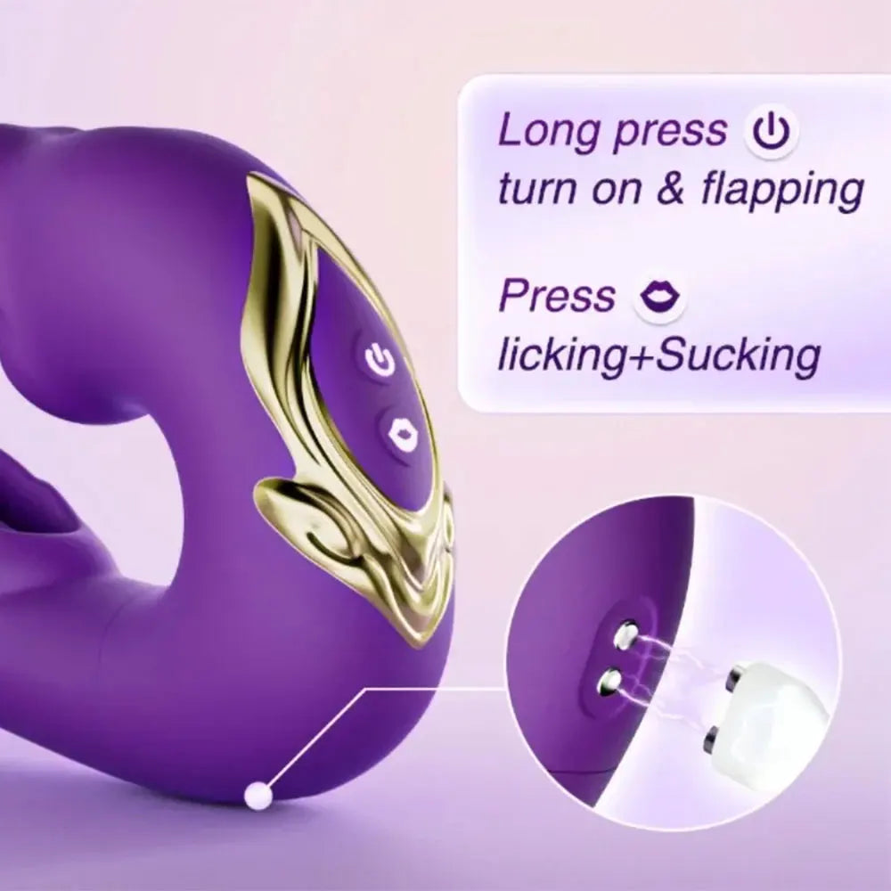 Stimulateur point G pour femmes – 7 modes de vibration, pulsation et stimulation par mouvements de langue – Design ergonomique pour un plaisir intense