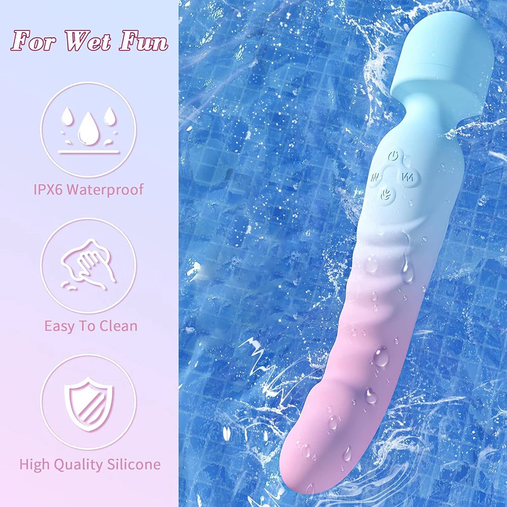 Vibromasseur AV Puissant pour Femme – Stimulation Point G, Clitoris & Massage Vaginal