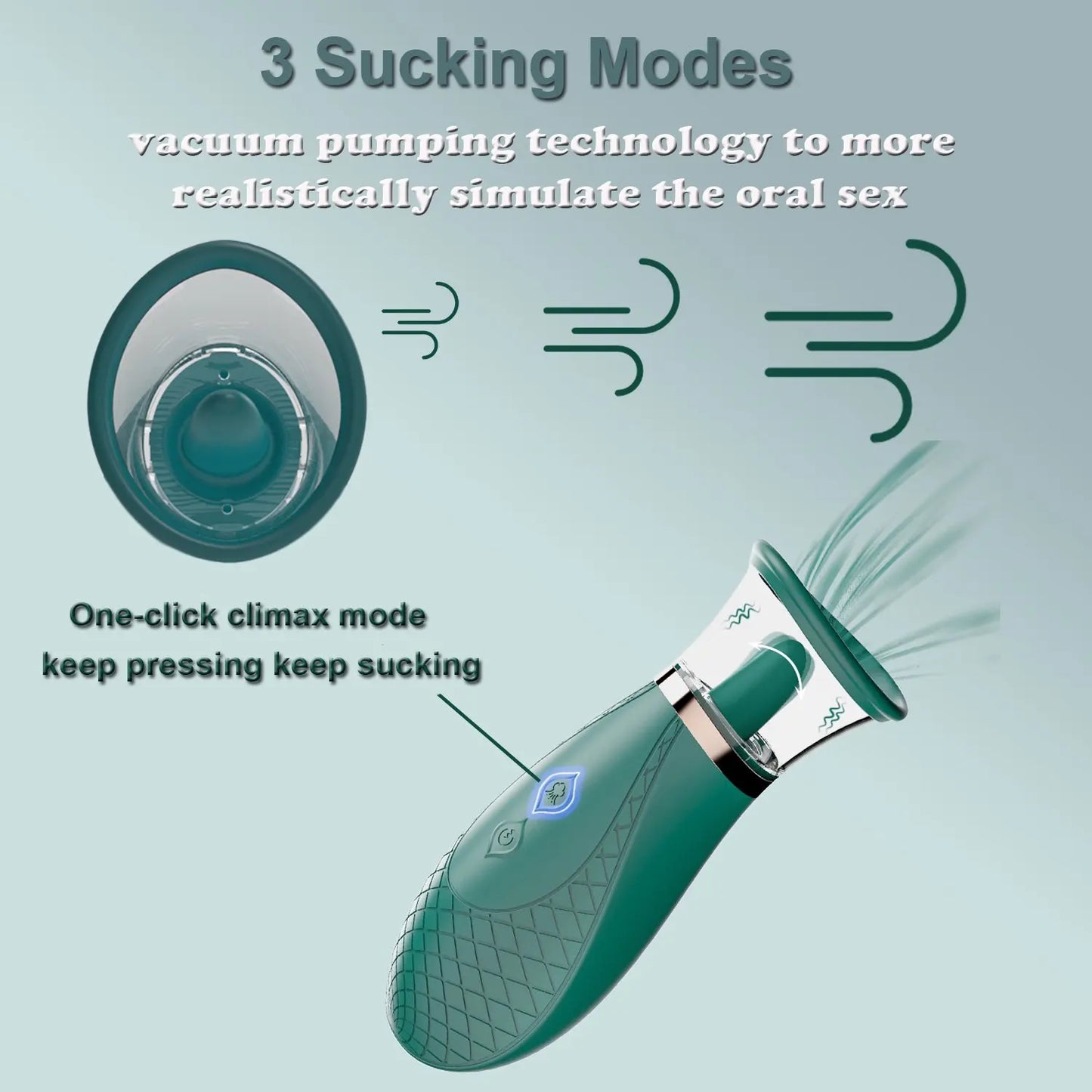 Stimulateur Clitoridien LICKLIP – Vibromasseur à Langue Léchante & Suceur de Clitoris