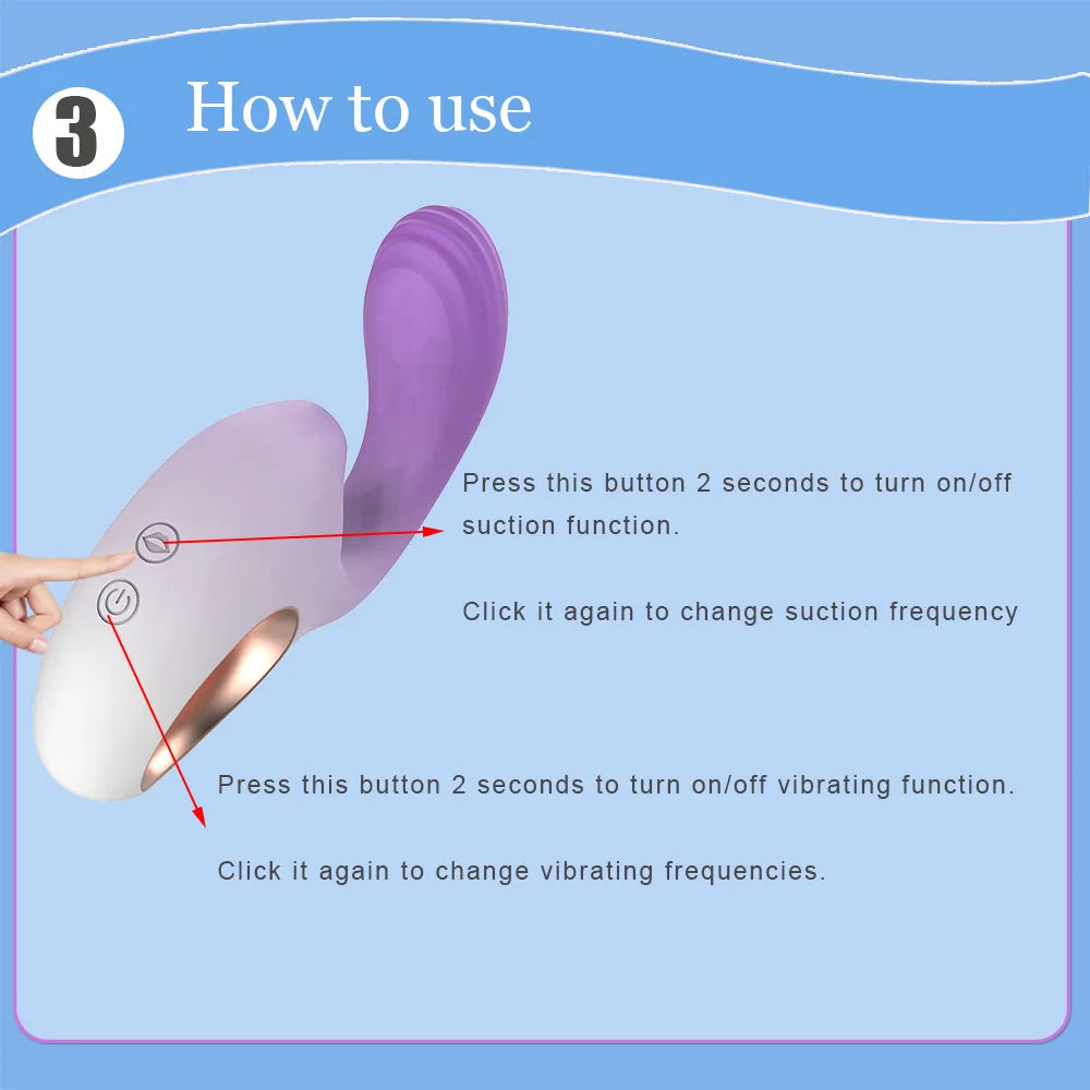 Nouveau vibromasseur suceur clitoridien  vibromasseurs à succion