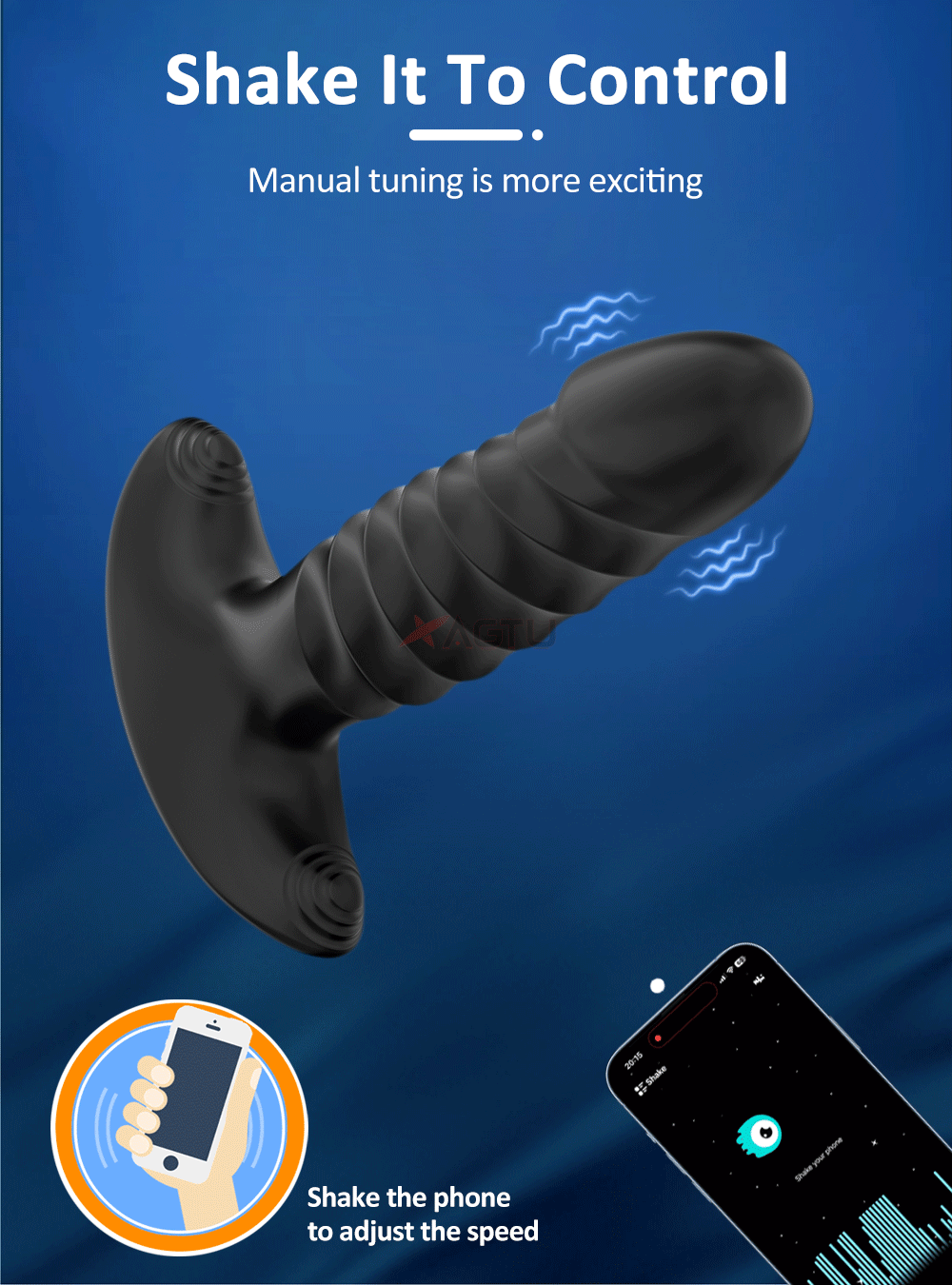 Plug Anal Téléscopique avec Contrôle via Application – Vibromasseur Prostatique et Vaginal pour Homme et Femme | Sextoy Unisexe Connecté
