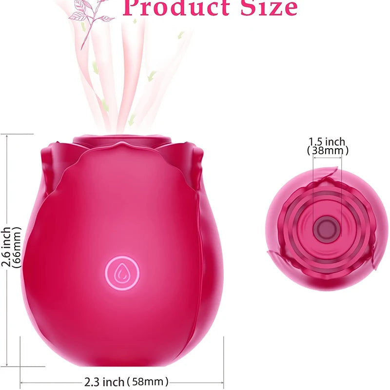 "Vibromasseur rose avec succion puissante - Stimulateur sous vide pour mamelons et clitoris - Jouet intime pour femmes"