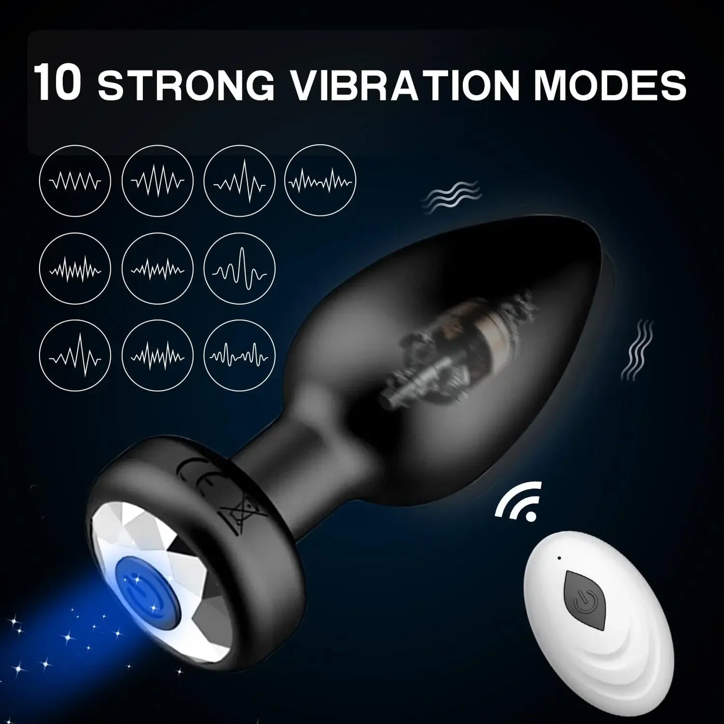 Plug Anal Vibrant – Contrôle à Distance via Application