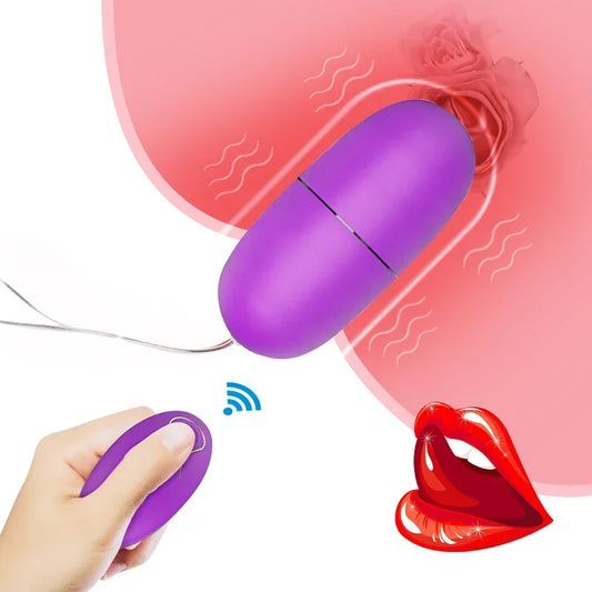 Œuf Vibrant Télécommandé Sans Fil – Vibromasseur Discret pour Femme | Stimulateur G-Spot
