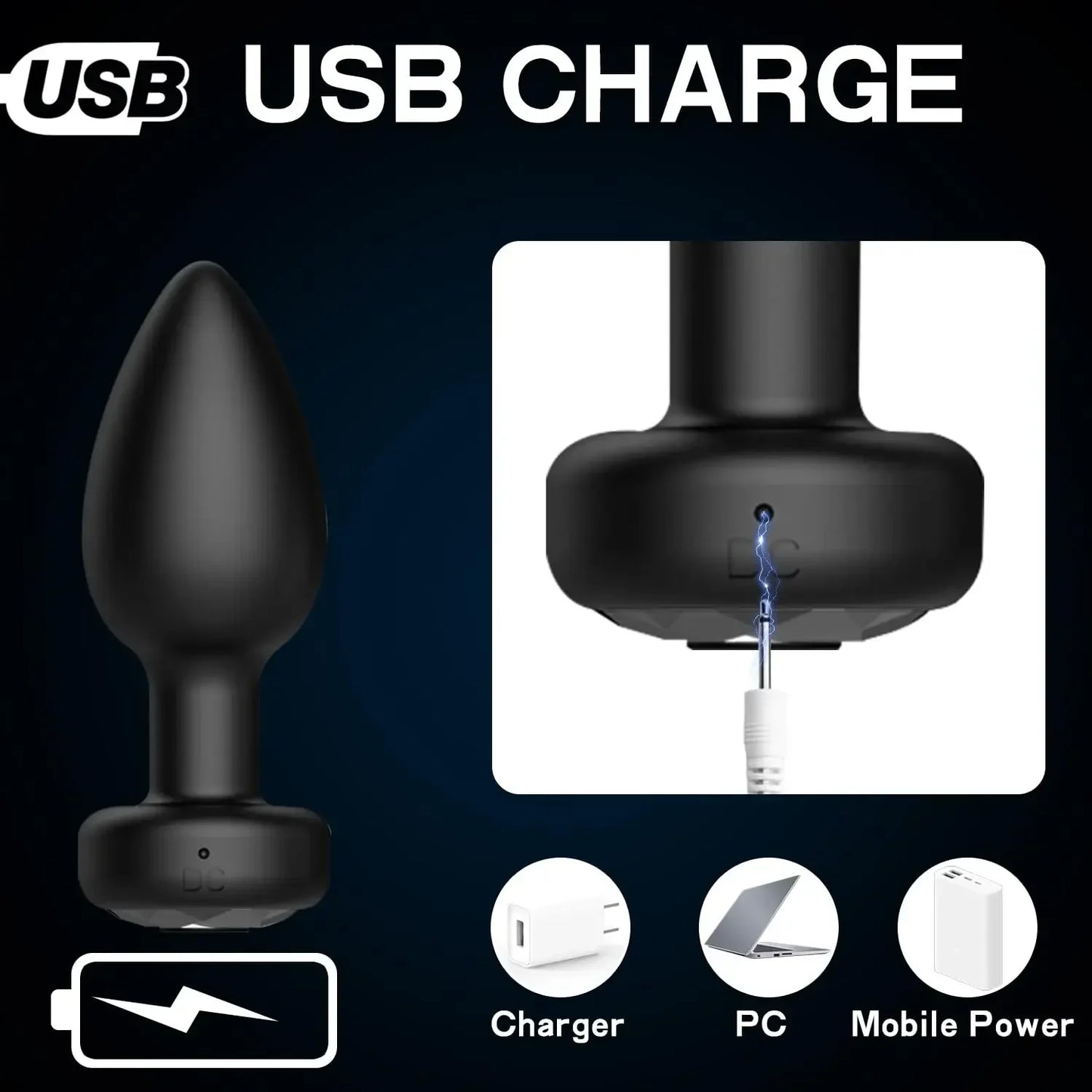 Plug Anal Vibrant – Contrôle à Distance via Application