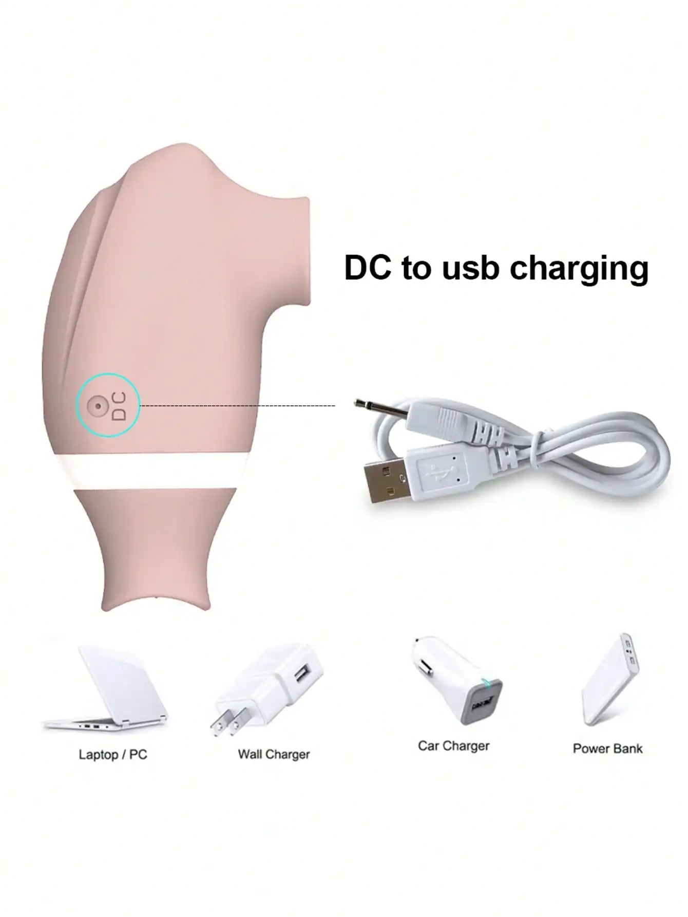 Stimulateur Clitoridien et Vaginal Double Action - Vibreur Succeur et Lècheur pour Femme | Sextoy Adulte