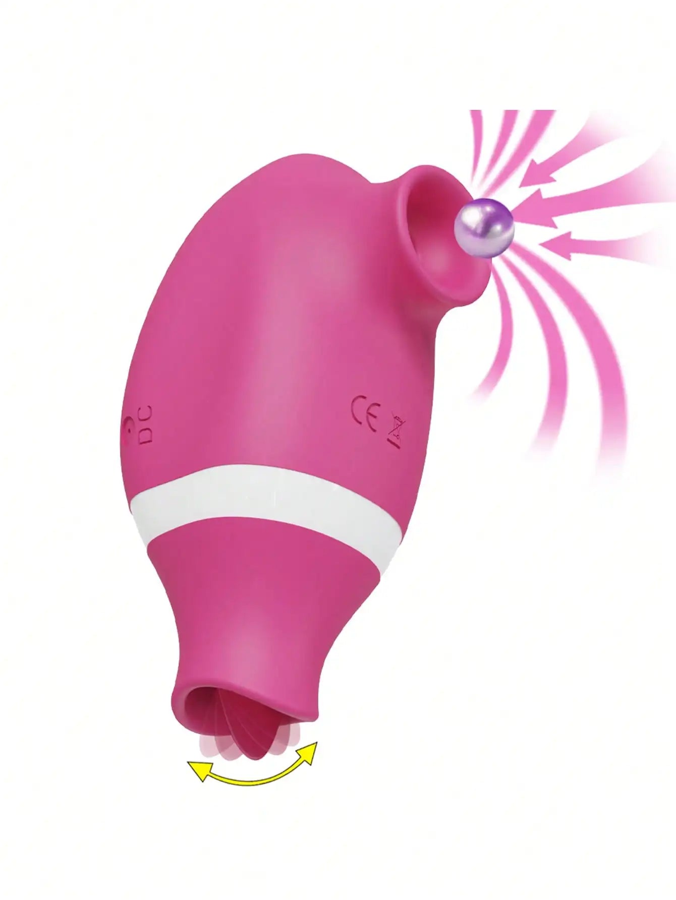 Stimulateur Clitoridien et Vaginal Double Action - Vibreur Succeur et Lècheur pour Femme | Sextoy Adulte