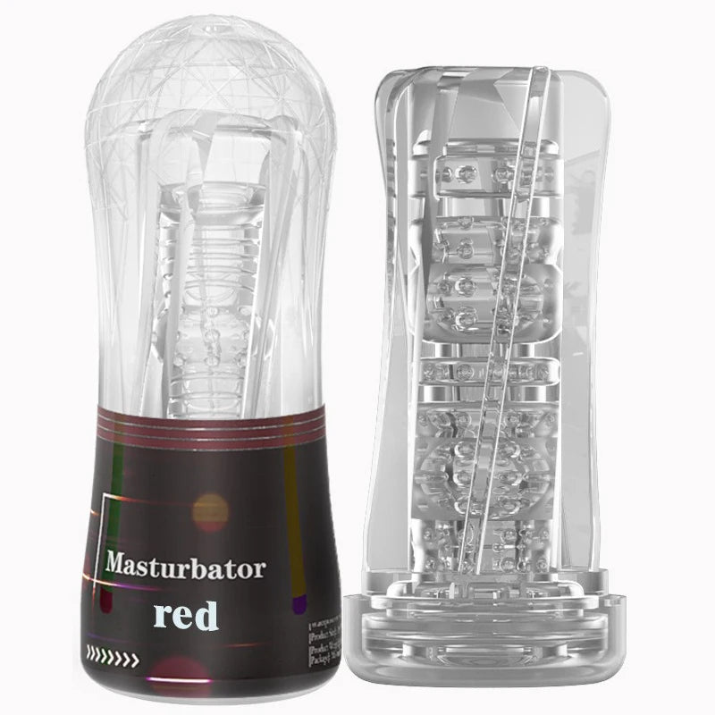 Masturbateur Homme – Vagin en Silicone Transparent avec Effet de Succion