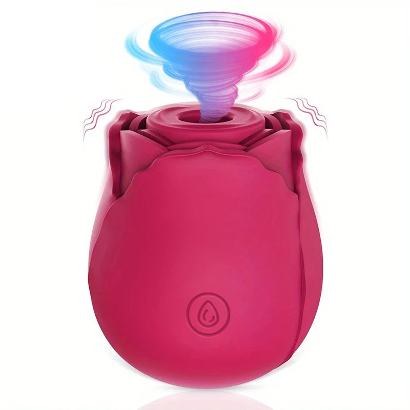 "Vibromasseur rose avec succion puissante - Stimulateur sous vide pour mamelons et clitoris - Jouet intime pour femmes"