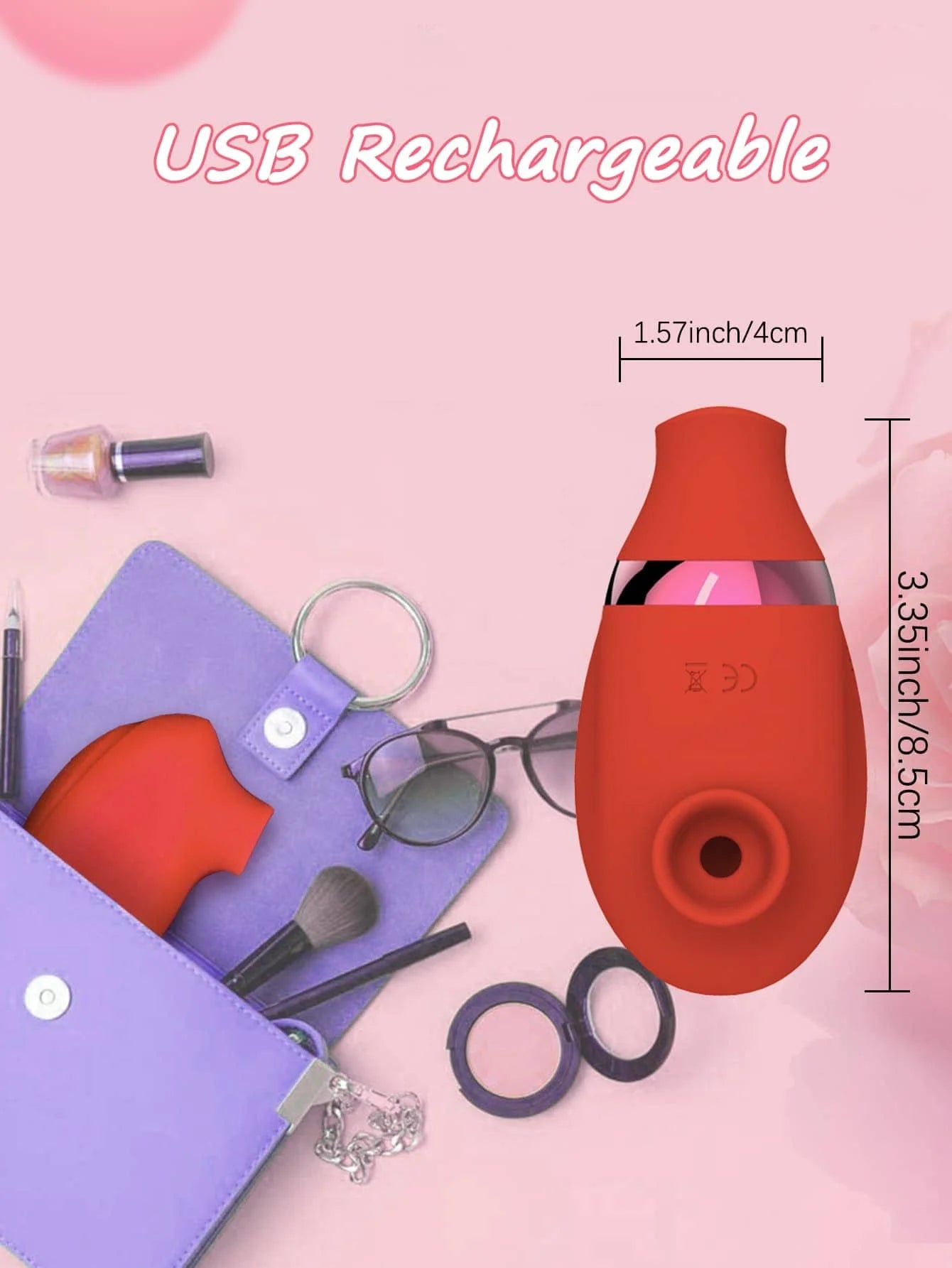 Stimulateur Clitoridien et Vaginal Double Action - Vibreur Succeur et Lècheur pour Femme | Sextoy Adulte