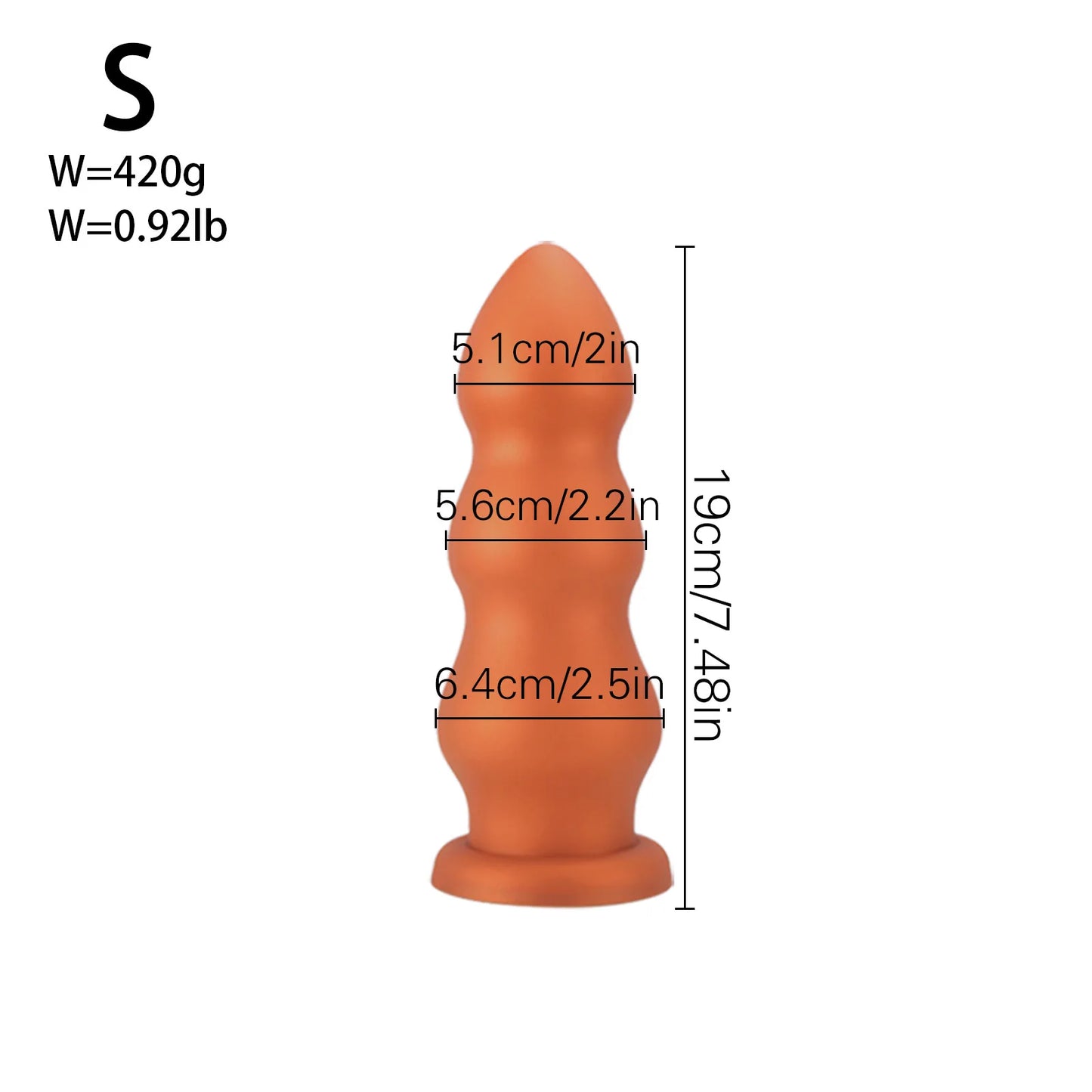 Perles Anales XXL en Silicone Souple - Plug Anal Lisse Grande Taille | Sextoy Femme et Homme