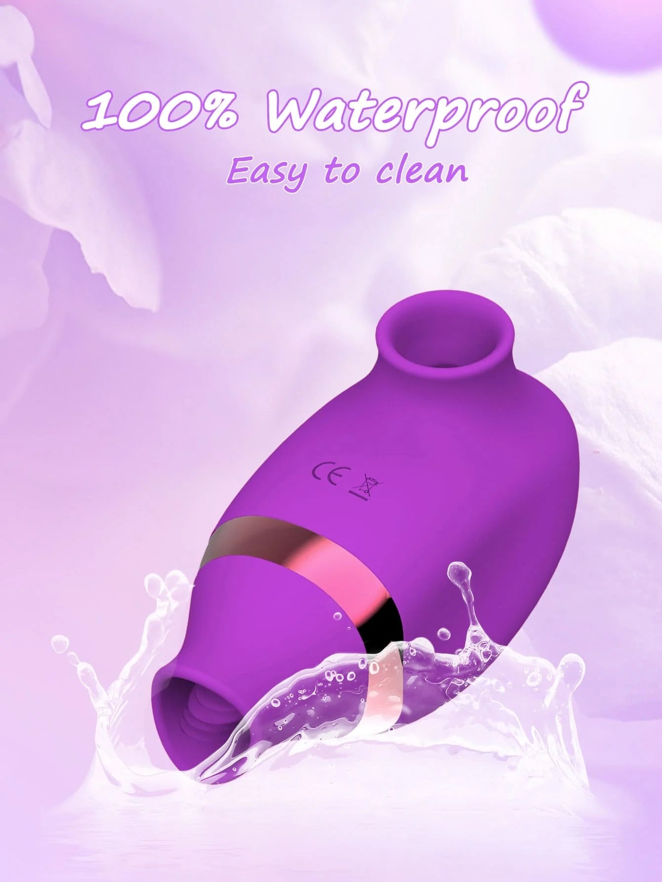 Stimulateur Clitoridien et Vaginal Double Action - Vibreur Succeur et Lècheur pour Femme | Sextoy Adulte