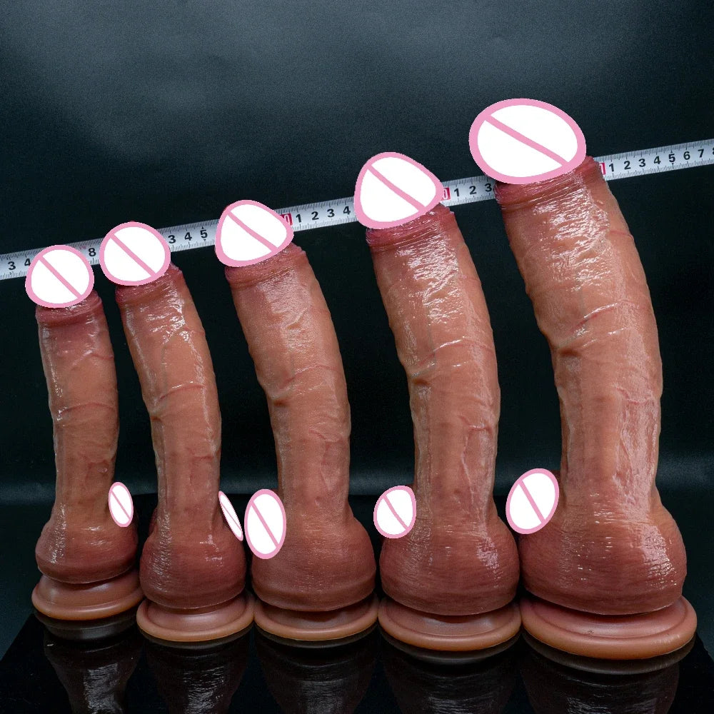 Oversized Soft Realistic Dildo Big Penis Suction Cup Dick Penetration Anal Adult Sex Toys/Anal Toy For Women Masturbation Dildos