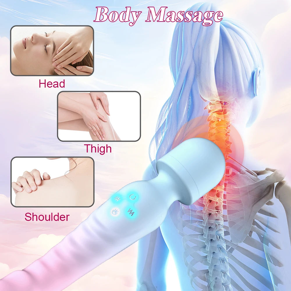Vibromasseur AV Puissant pour Femme – Stimulation Point G, Clitoris & Massage Vaginal