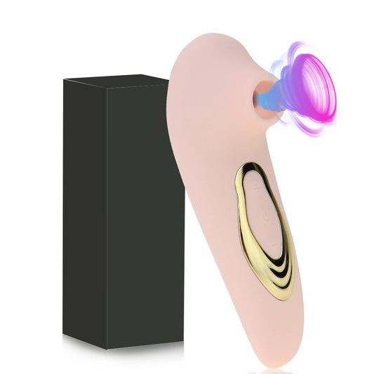 "Vibrateur suceur clitoridien – Stimule le point G, les tétons et le clitoris pour un plaisir intense. Masturbateur érotique conçu pour le plaisir féminin."