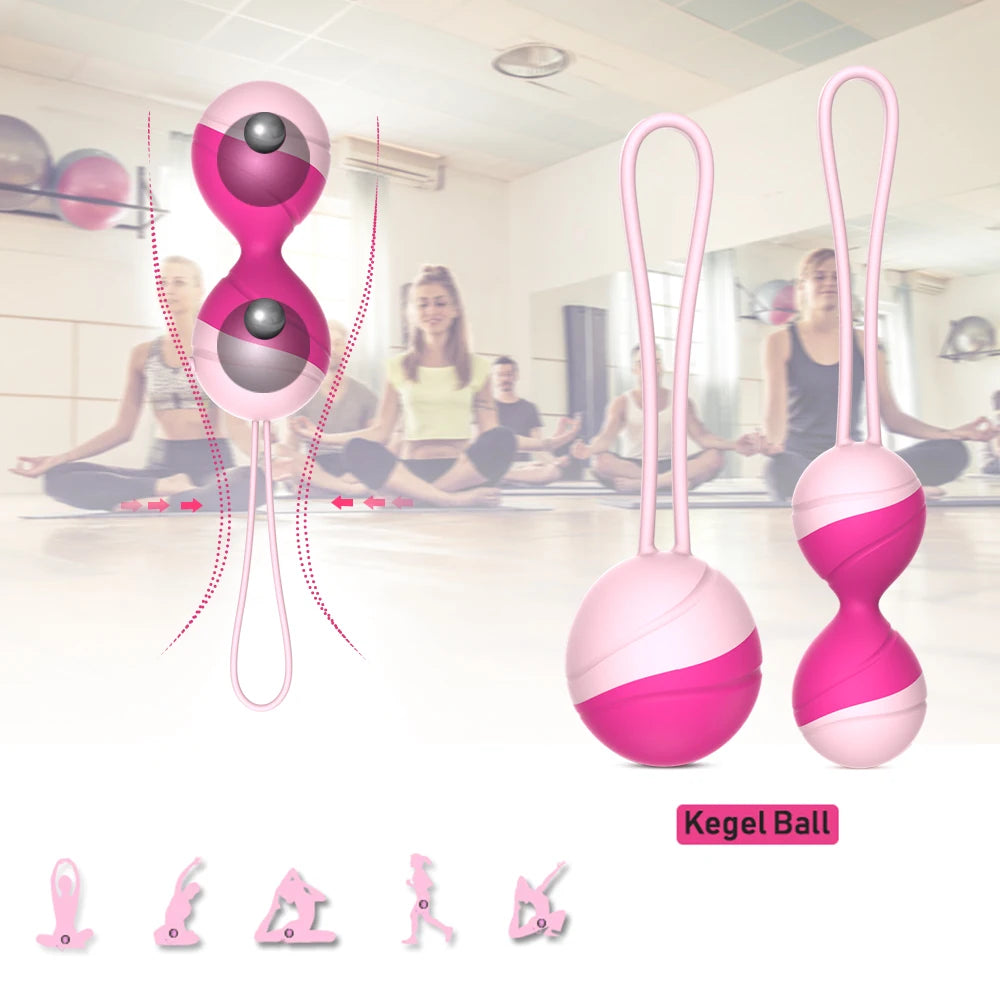 Boules de Kegel Vibrantes avec Télécommande – Œuf Vibrant pour Exercices Vaginal & Renforcement du Périnée