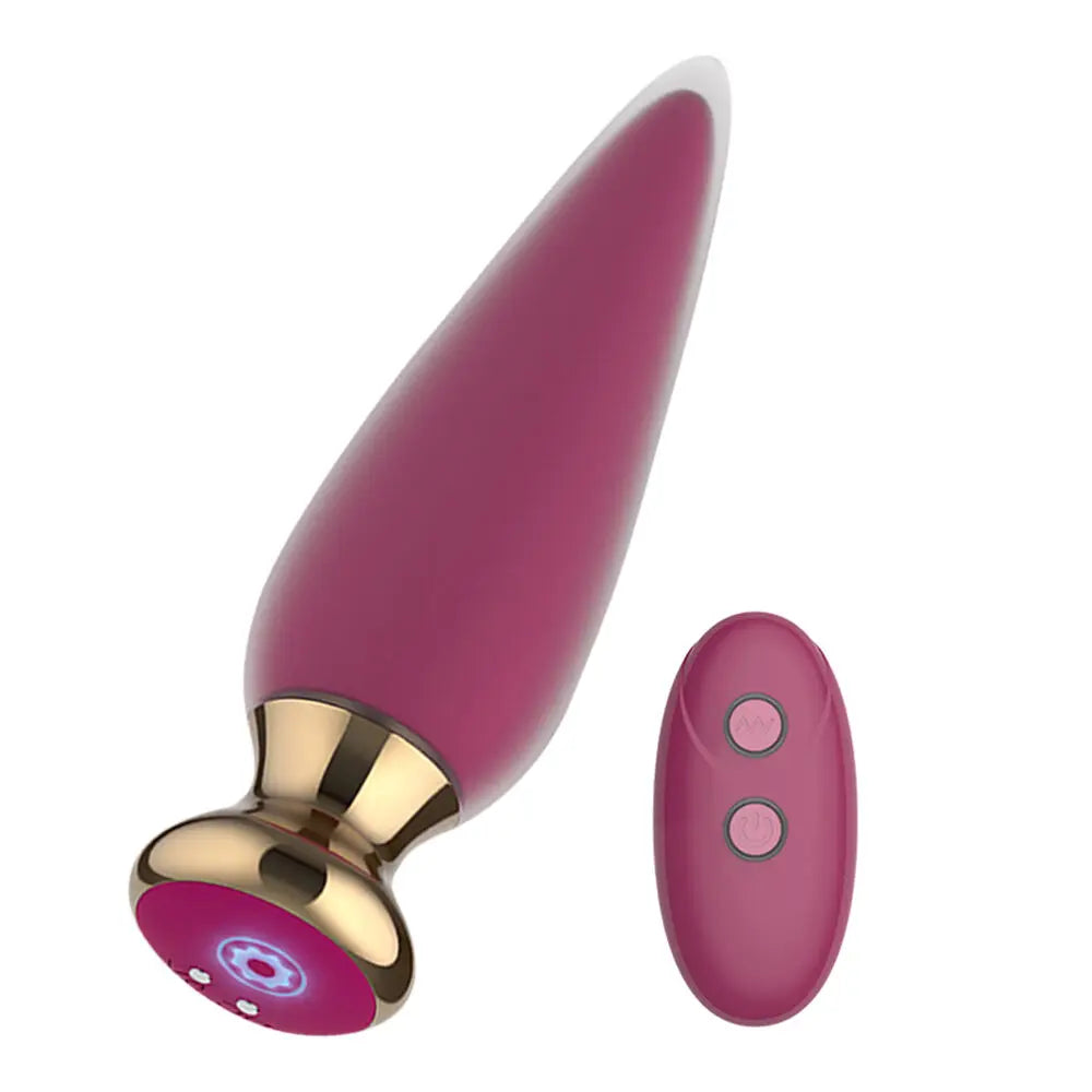 Plug Anal Vibrant Bluetooth - Télécommande via Application - Sextoy Unisexe Sans Fil pour Stimulation du Point G et Prostate - Compatible Homme/Femme