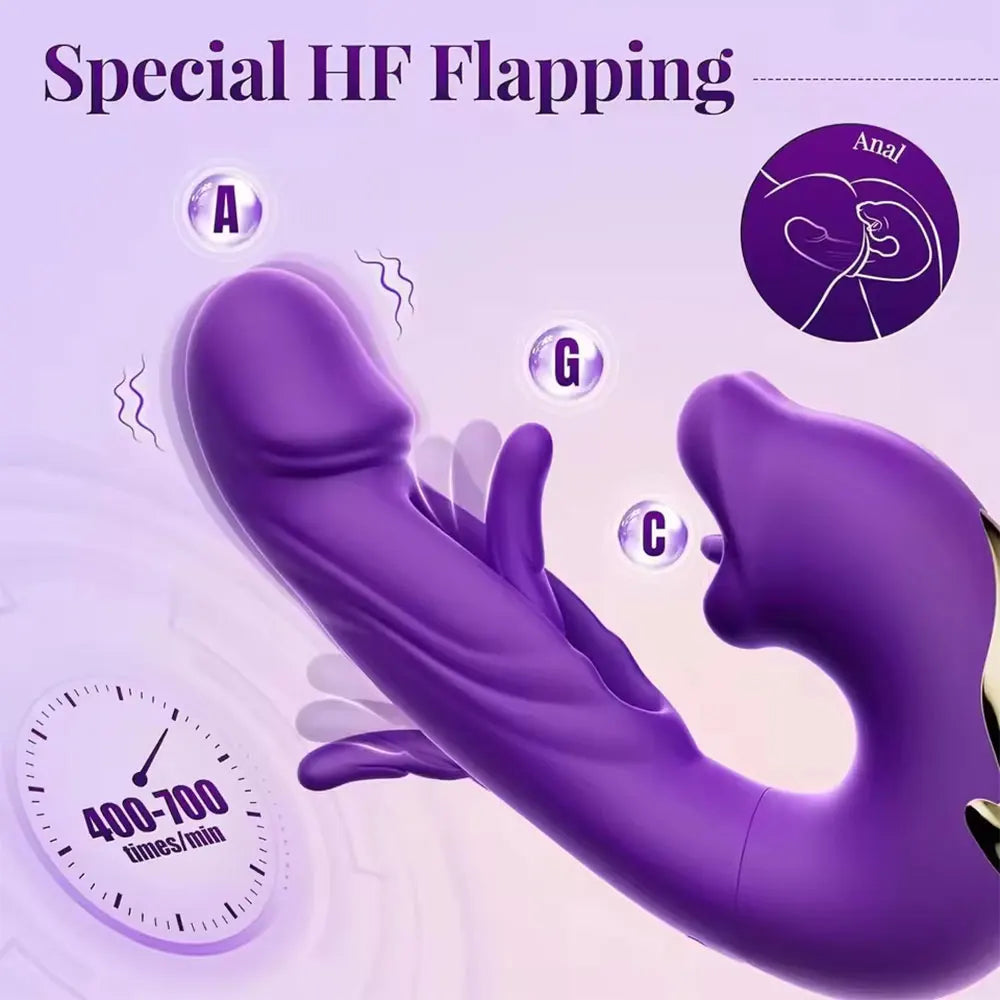 Stimulateur point G pour femmes – 7 modes de vibration, pulsation et stimulation par mouvements de langue – Design ergonomique pour un plaisir intense