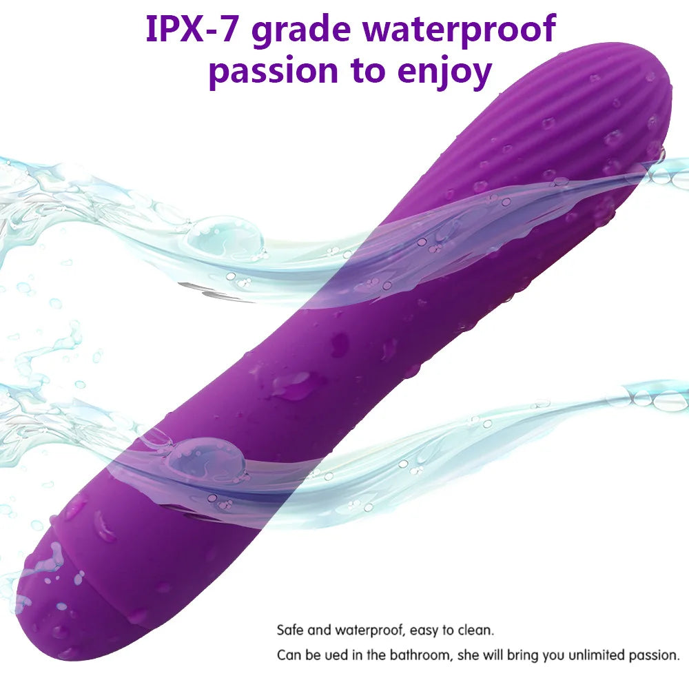 ibromasseur Réaliste en Silicone Souple – Rechargeable – Stimulateur Clitoridien et Vaginal pour Femme