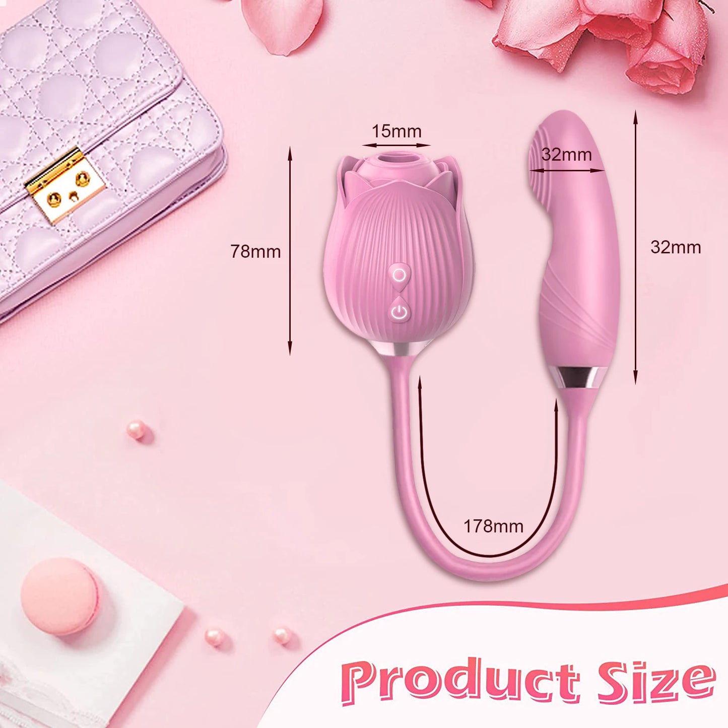 Vibromasseur Suceur de Clitoris – Stimulateur Multi-Zones pour Femme | Clitoris, Mamelons, Point G