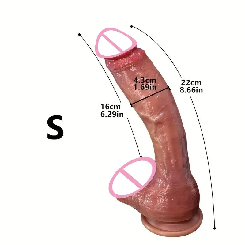Oversized Soft Realistic Dildo Big Penis Suction Cup Dick Penetration Anal Adult Sex Toys/Anal Toy For Women Masturbation Dildos