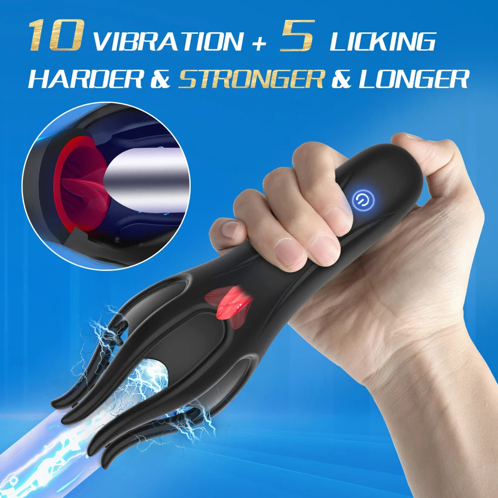 Stimulateur Vibrant pour Gland – Entraînement à l’Éjaculation Retardée et Plaisir Masculin