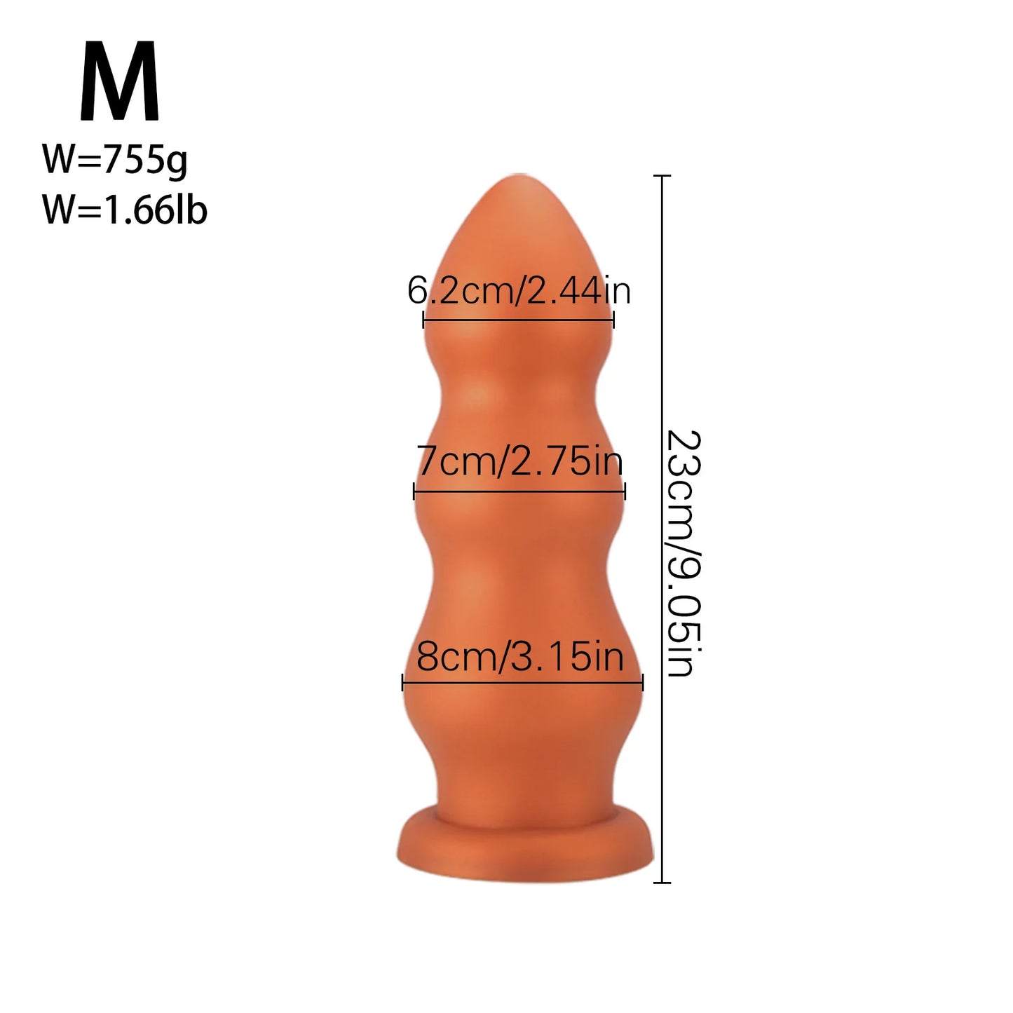 Perles Anales XXL en Silicone Souple - Plug Anal Lisse Grande Taille | Sextoy Femme et Homme