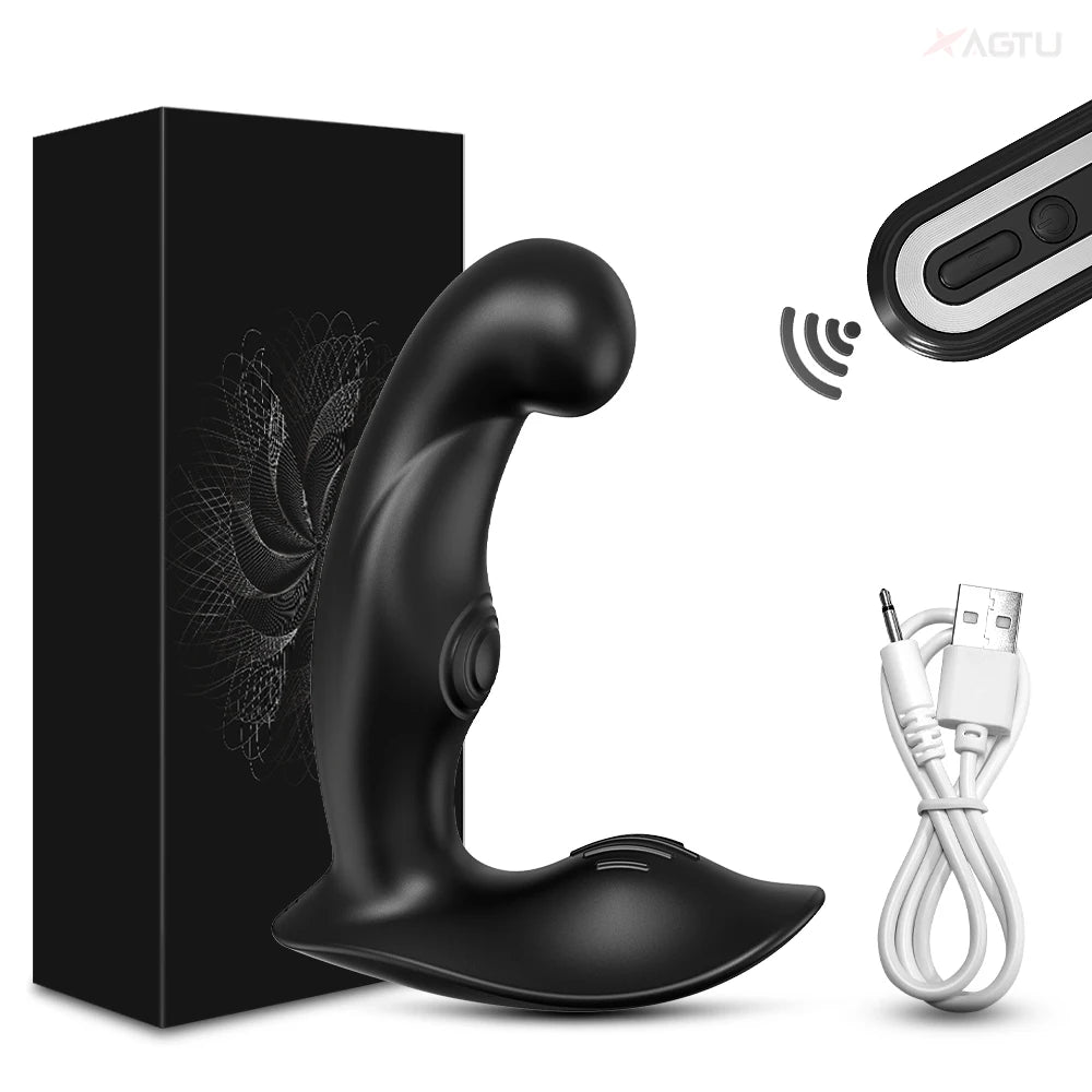 Stimulateur Prostatique Vibrant Connecté - Plug Anal Télécommandé par Application - Sextoy Homme pour Stimulation de la Prostate et Jeux de Couple