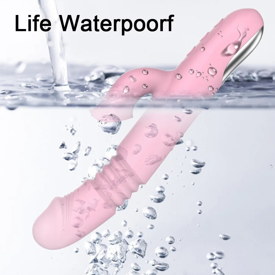 Stimulateur 2 en 1 Léchage + Vibration – Sextoy Chauffant pour Femme