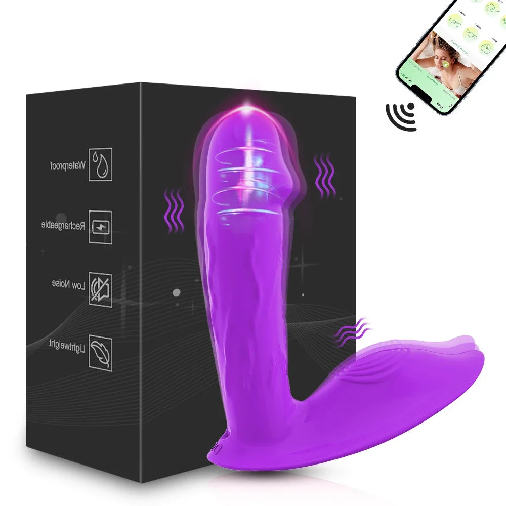 Mini Vibromasseur Portatif Connecté – Stimulateur Point G & Clitoris Bluetooth