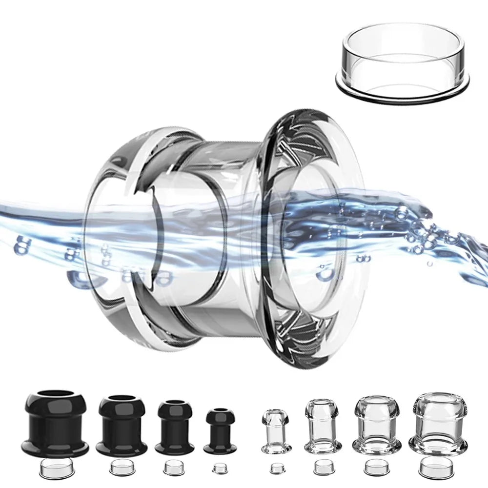 Plug Anal Creux en Silicone – Tunnel Dilatateur avec Base Sécurisée