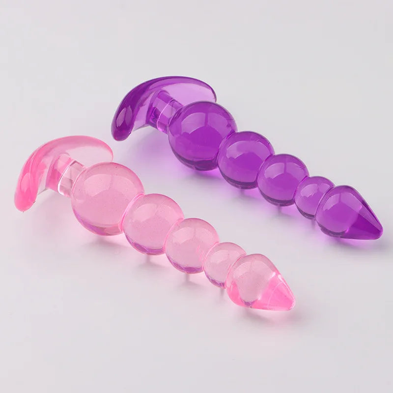Plug Anal Silicone Souple – Perles Progressives & Massage Prostatique | Sextoy Unisexe pour Homme & Femme