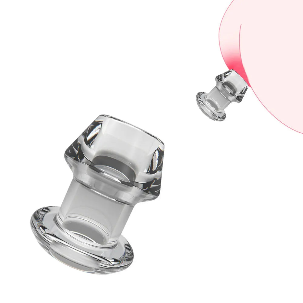 Plug Anal Creux en Silicone – Tunnel Dilatateur avec Base Sécurisée
