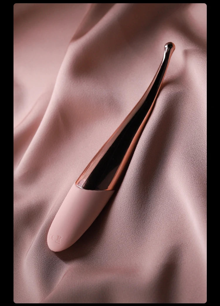 "Vibromasseur point G utilisé pour la stimulation magnétique du clitoris féminin, avec vibrations multifréquences ultrasoniques et rechargeables."