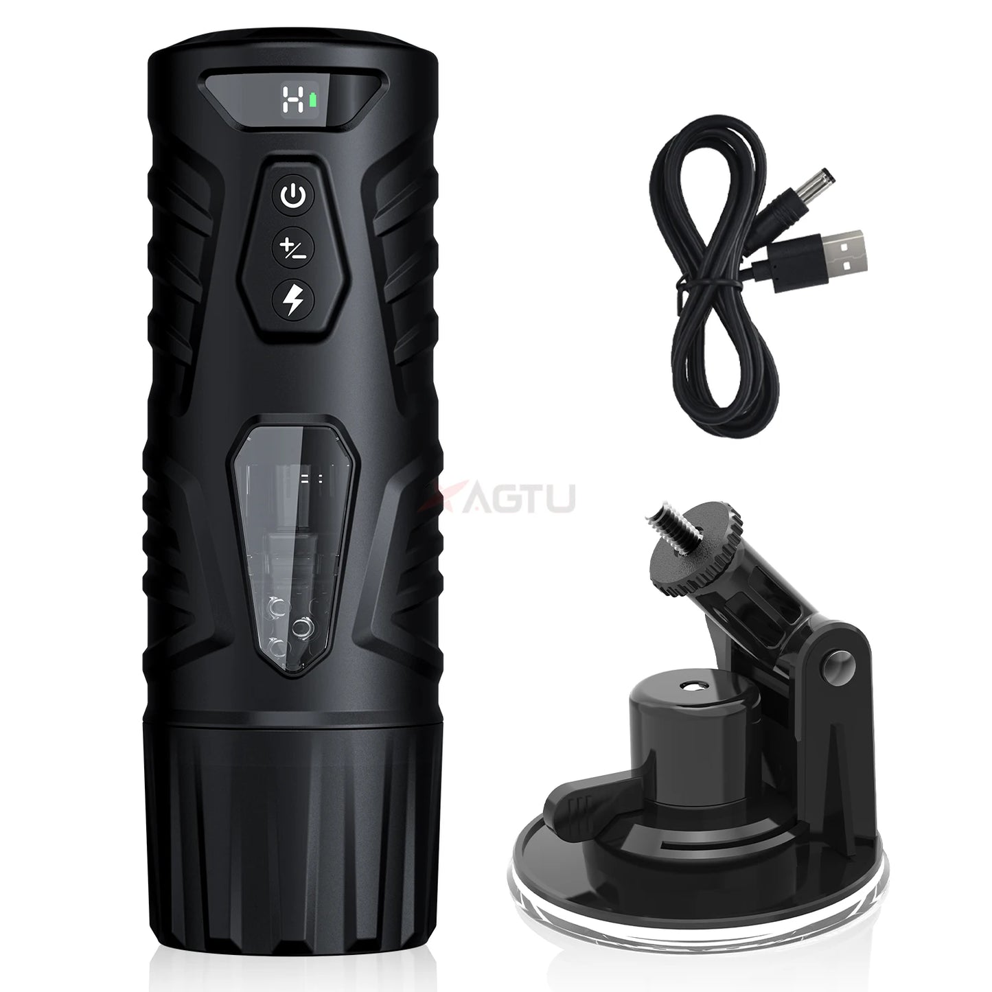 Masturbateur Téléscopique Automatique – Cup Vibrante à Poussée et Rotation pour Homme