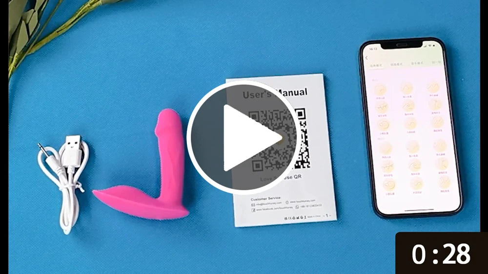 Mini Vibromasseur Portatif Connecté – Stimulateur Point G & Clitoris Bluetooth