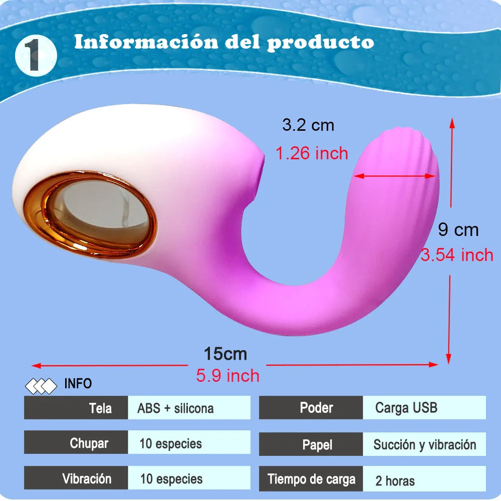 Nouveau vibromasseur suceur clitoridien  vibromasseurs à succion