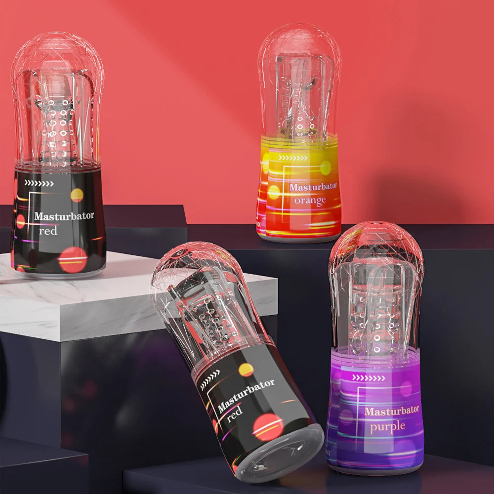 Masturbateur Homme – Vagin en Silicone Transparent avec Effet de Succion
