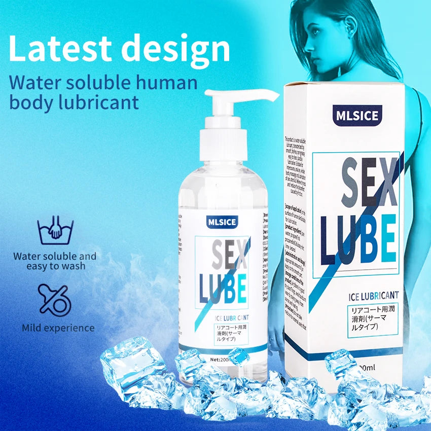 Lubrifiant Anal Effet Sperme – Gel Intime à Base d’Eau 200 ml pour Femmes et Hommes