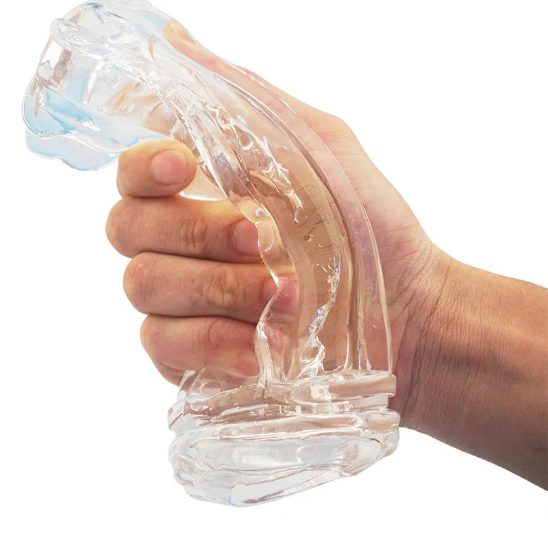 Masturbateur Homme – Vagin en Silicone Transparent avec Effet de Succion