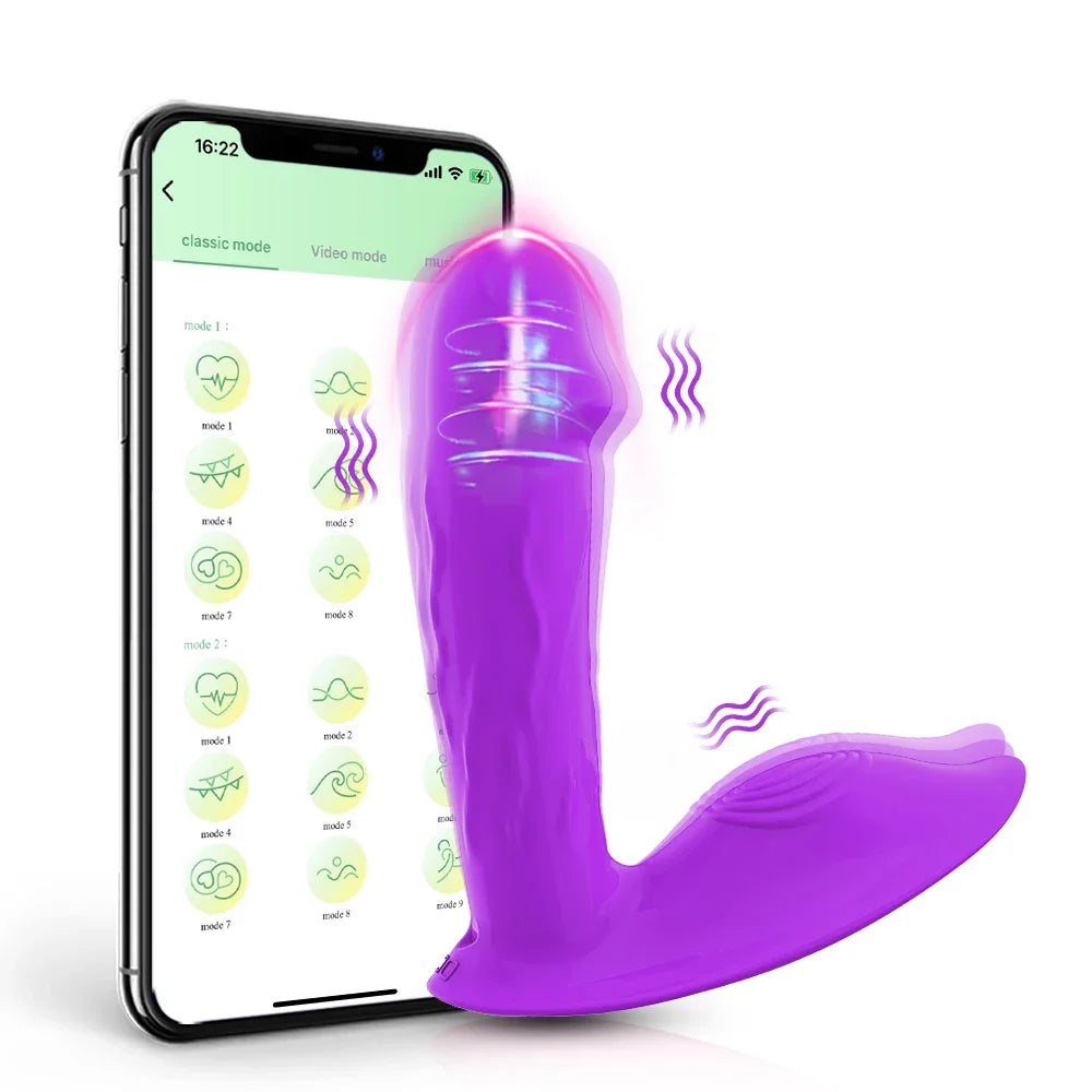 Mini Vibromasseur Portatif Connecté – Stimulateur Point G & Clitoris Bluetooth