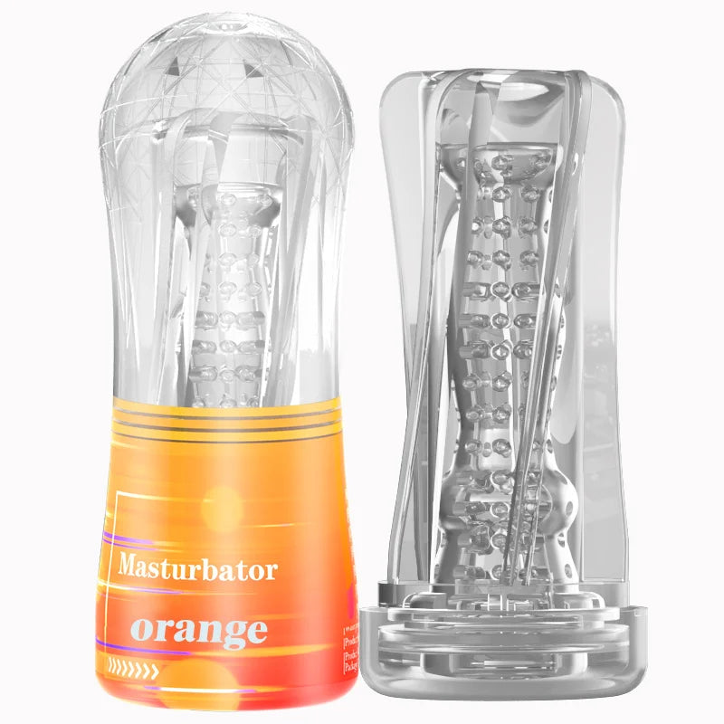 Masturbateur Homme – Vagin en Silicone Transparent avec Effet de Succion