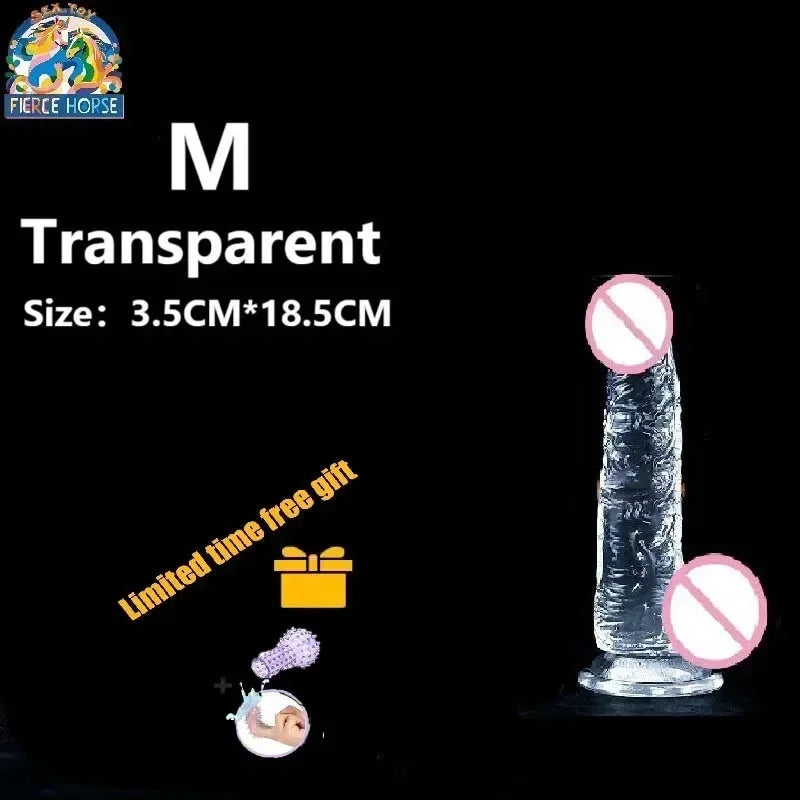 "Godemichet réaliste avec ventouse –  idéal pour la stimulation vaginale et anale, conçu pour le plaisir féminin et LGBTQ+. Parfait pour la masturbation et la pénétration."